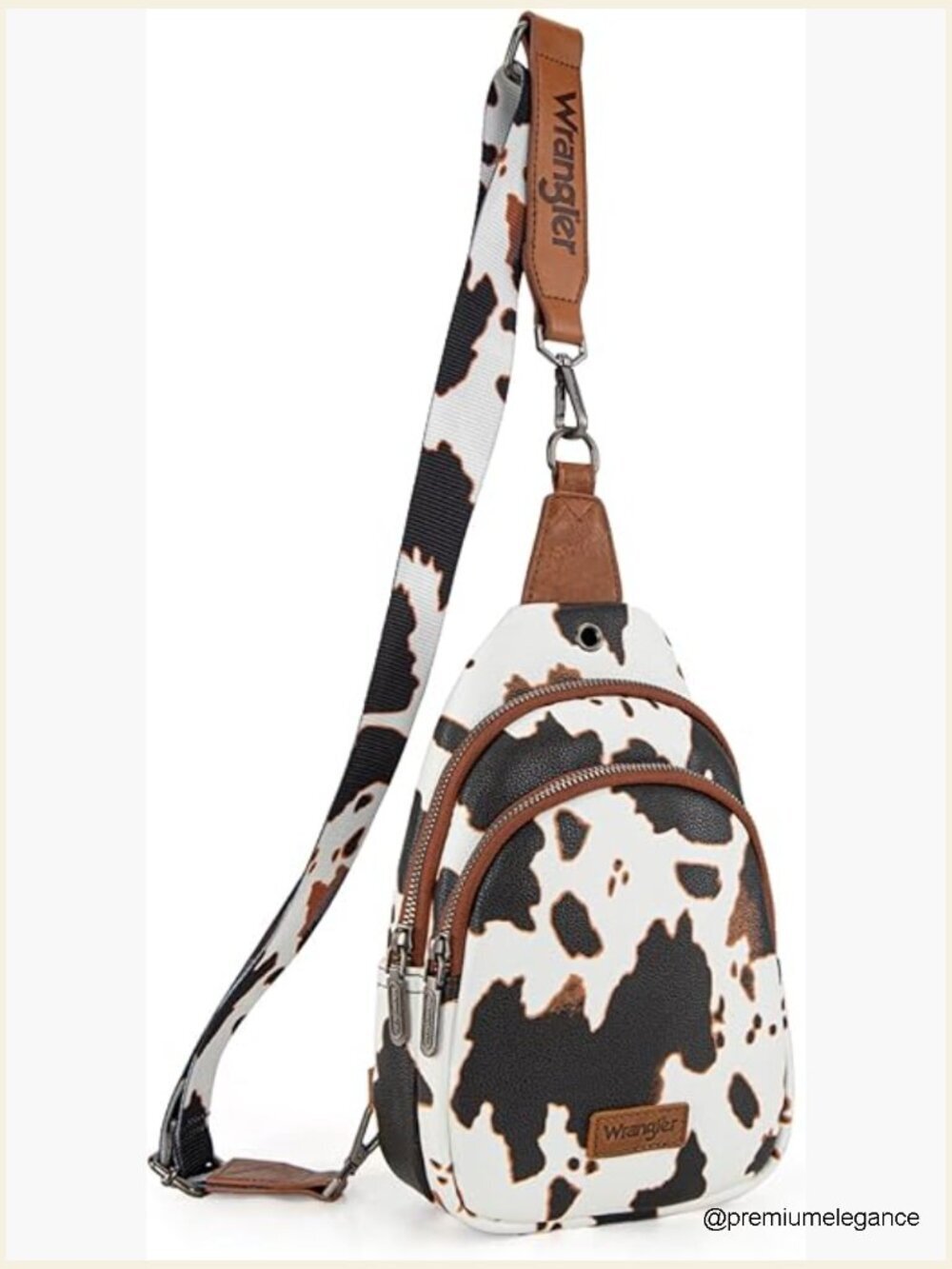 Western Crossbody Sling Bag - 4-in-1 Wear, Faux Leather, Travel